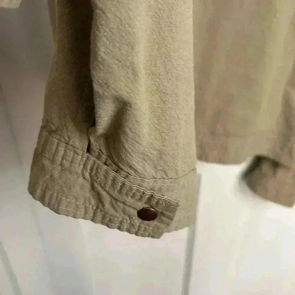 Men’s Tilley Cotton Jacket in Taupe Size Large - Picture 8 of 9